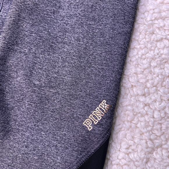 PINK Victoria's Secret Ultimate Gray Black Mesh Leggings XS - Picture 3 of 12